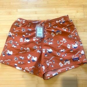Patagonia baggies in Buffalo bison print / animal desert nwt. Sz small